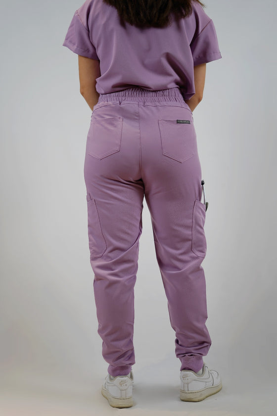 Attikus Scrub Pants in Purple