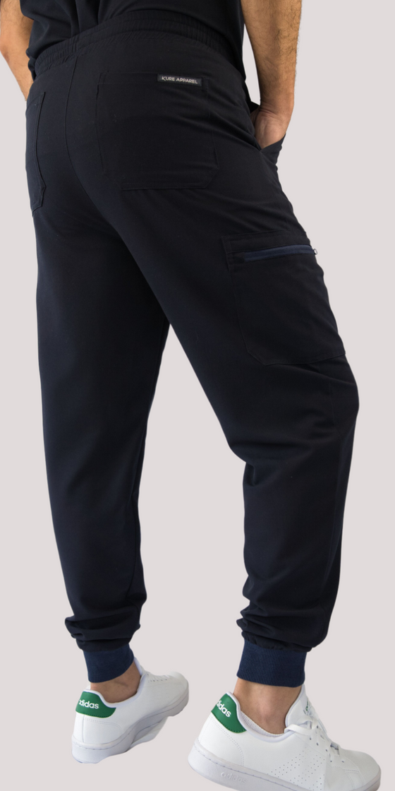 Mens Joggers in Midnight Blue