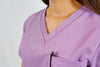 Arlo Scrub Top in Purple