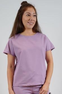  Aria Scrub Top in Purple