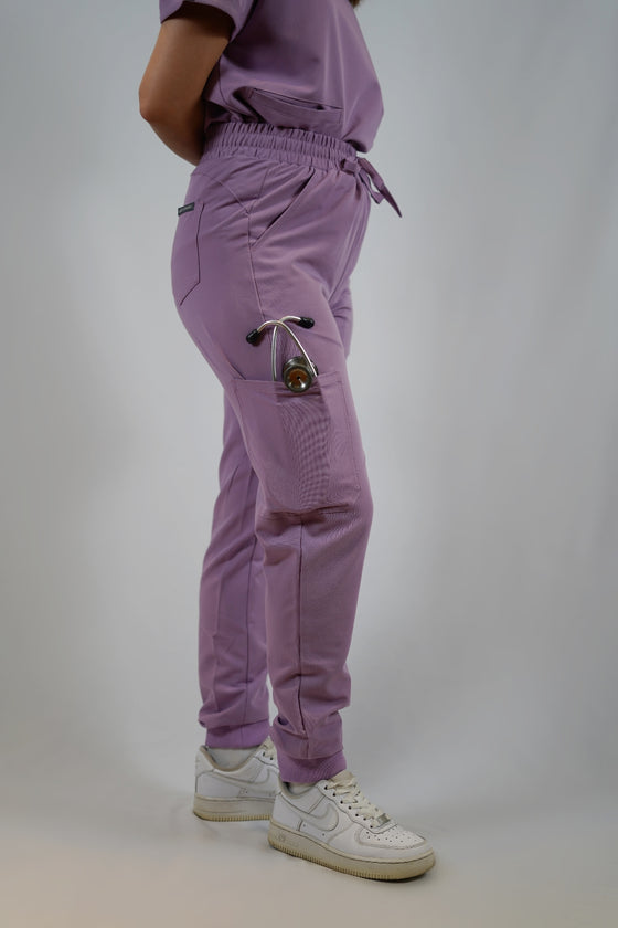 Attikus Scrub Pants in Purple