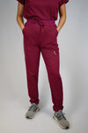 Tory Scrub Pants in Burgundy