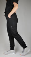 Attikus Scrub Pants in Black