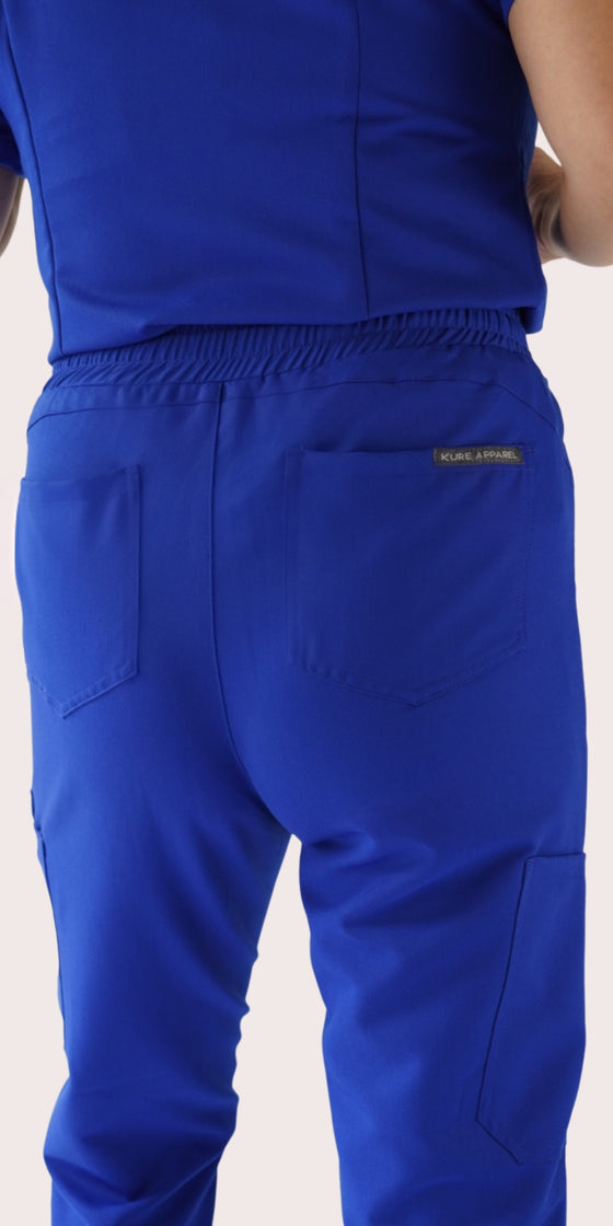 Attikus Scrub Pants In Royal Blue