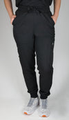 Attikus Scrub Pants in Black