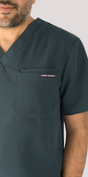 Men's V-neck in Green