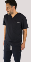 Men's V-Neck In Midnight Blue