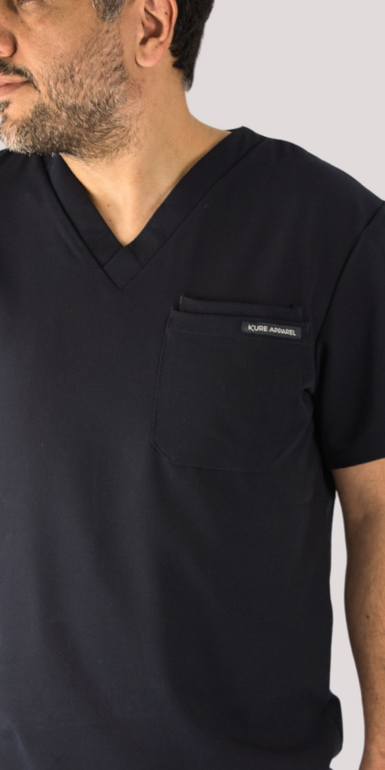 Men's V-Neck In Midnight Blue