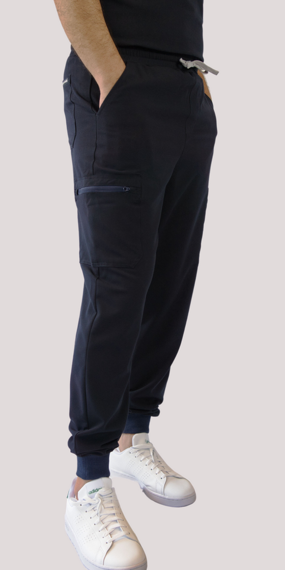 Mens Joggers in Midnight Blue