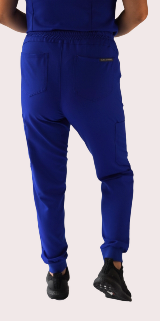 Attikus Scrub Pants In Royal Blue